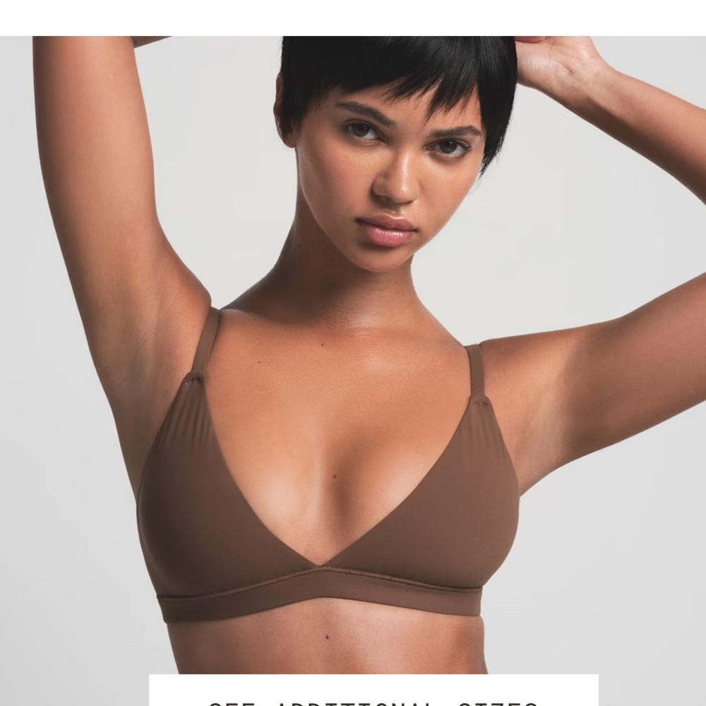 Two SKIMS Triangle Bralettes